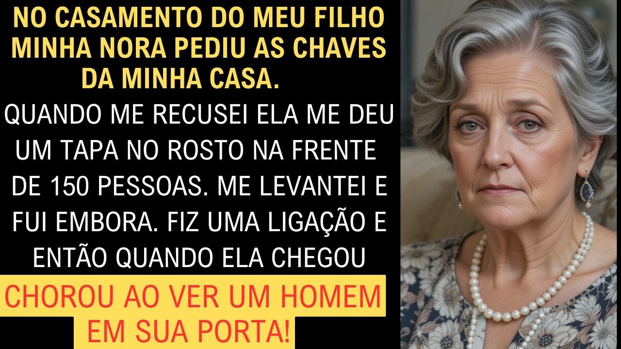 No Casamento do Meu Filho, Minha Nora Me Deu um Tapa na Frente de Todos — Mas Eu Mostrei que...