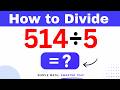 514÷5 Divide 514 by 5 (Long division Method)