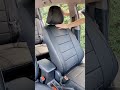 Installed a custom black leather seat covers for toyota yaris