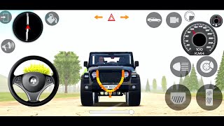 dollar song sidhu musewala real indian New Black Modified Thar Car Village offroad driving gameplay
