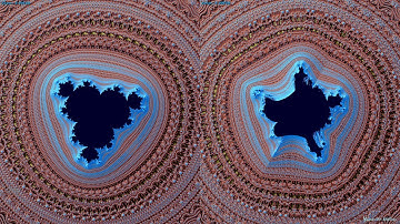 Power 4 - Mandelbrot / Burning Ship at the Same Location - Another Location