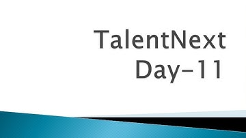 Wipro TalentNext Training on Java Day-11