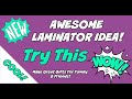 😍AWESOME Laminator Crafts YOU WILL LOVE!! Laminate Your Own Frames!!😁♥️
