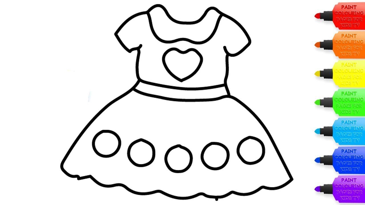 [40+] Baby Dress For Coloring