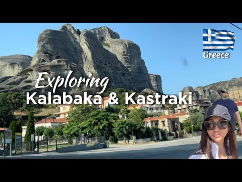 Exploring the town of Kalabaka and Kastraki in Greece #Meteora