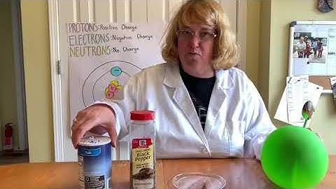 Salt and Pepper Static Electricity Experiment