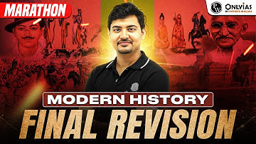 Final Revision Of MODERN HISTORY 🔥|| UPSC Prelims 2025