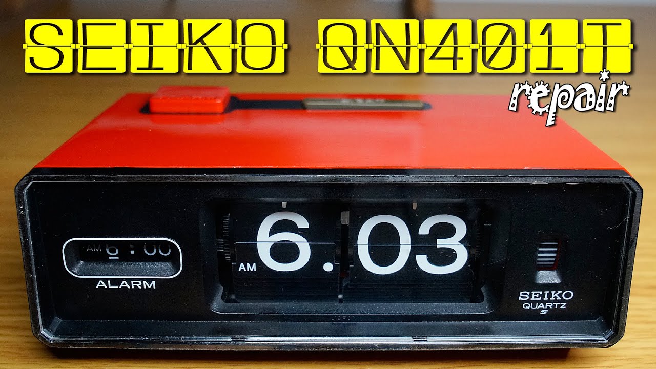 세이코 전지식 플립시계 수리(SEIKO QN401T Battery Powered Digital