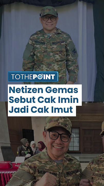 Cak Imin Berseragam Loreng Curi Perhatian Warganet, Disebut Mirip Orang Korea hingga Cak Imut