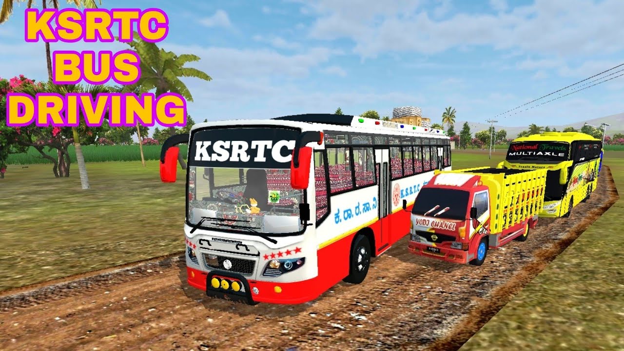 KSRTC Bus Games  BUSSID Bus Simulator Indonesia  Android Gameplay