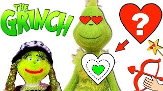 FIND THE GRINCH&#39;S HEART! Valentine&#39;s Day Heart Game w/ Grinchette