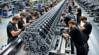 How Germany Produces Millions of Mercedes AMG Engines  Production Process