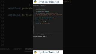 Generating Word Clouds With Python | Python Tutorial screenshot 4
