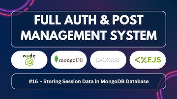 16 - Build Full Authentication And Post Management System | Node, Express, MongoDB & EJS