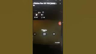 (REUPLOADED) Closing Chicken Run UK VHS (2000) Low Voice