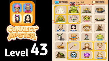 Connect Master Match Puzzle level 43 Guide Walkthrough Solution