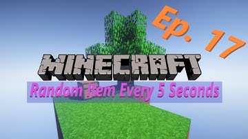 I Jumped Off | Ep. 17 | SkyBlock Random Item Given Every 5 Seconds