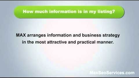 Local Business Listings, Google Local