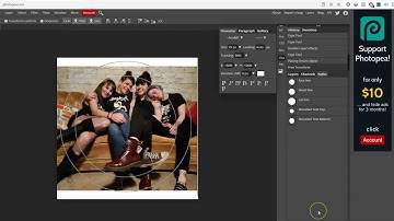 How to Design a Pin-Back Button for Print using PhotoPea (free Photoshop Alternative)