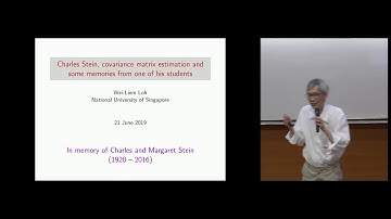 Charles Stein, covariance matrix estimation and some memories from one of his students