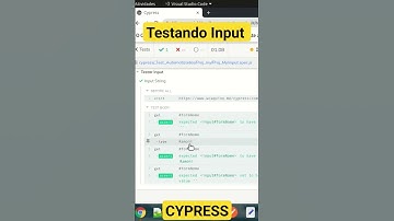 Testando Input no CYPRESS