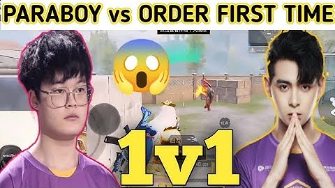 Paraboy vs Order 1v1 TDM After Loosing Pel Final😱Paraboy 4 Finger Claw