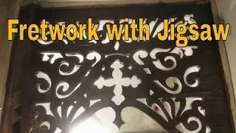 FRETWORK with JIGSAW Woodworking Wooden Arch Jigsaw Cheap and Easy Wood Arch Jigsaw Wood Jigsaw I