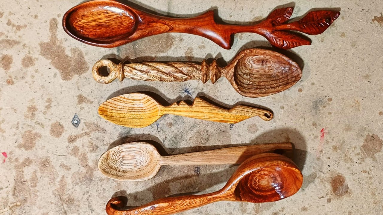 I Carved a Wooden Spoon by Hand | Relaxing Woodworking
