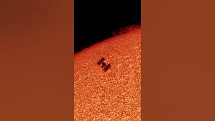 The ISS transiting the Sun…