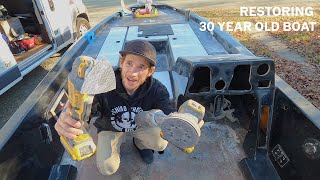 Restoring 30 Year Old Bass Boat with No Experience