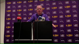 LSU Brian Kelly LOSS to Vanderbilt postgame press conference