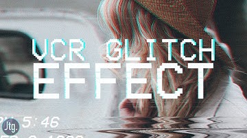 Photoshop CC Tutorial: VCR VHS Instagram Camcorder Glitch Effect