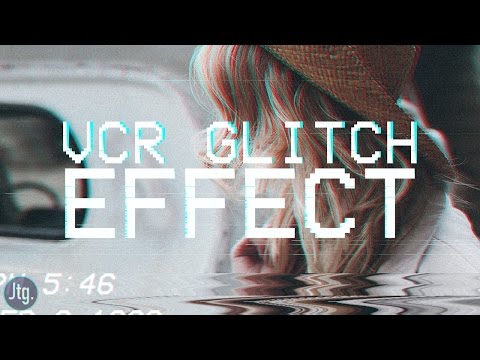 Photoshop CC Tutorial: VCR VHS Instagram Camcorder Glitch Effect