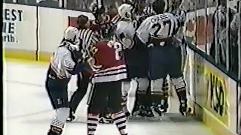 Bob Probert vs Denis Chasse & Chris Pronger vs Kei...