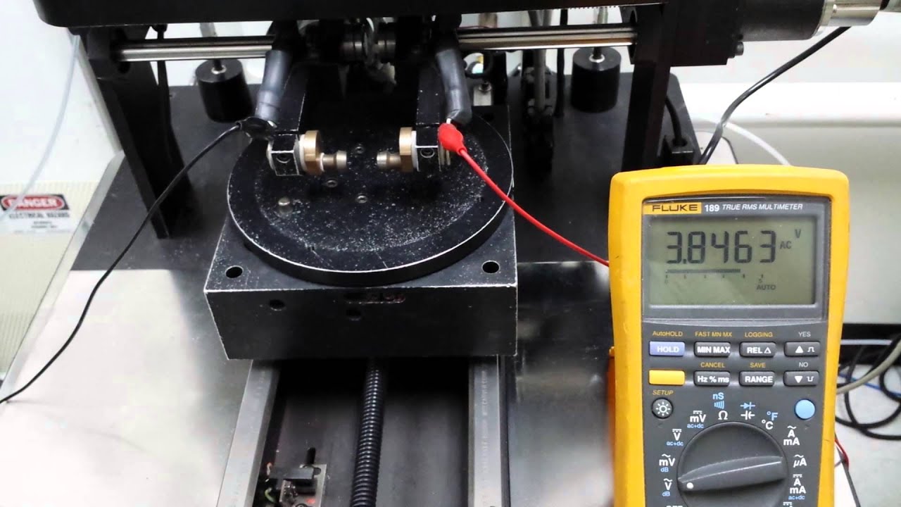 Benchmark SM8000 Seam Welder Electrode Voltage