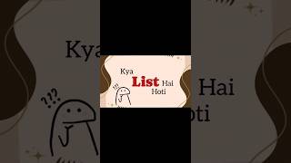 DAY 12 — Lists aur Dictionaries