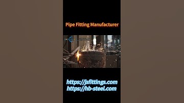Sparks Fly! 🔥 How Giant Industrial Steel Pipe Fittings Are Made  JS Fittings Factory Tour
