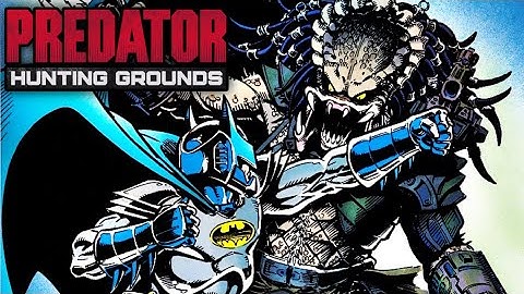 Predator Hunting Grounds: Batman vs. Predator NECA / Comic Build 2.0
