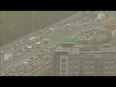 WTH?! The Katy Freeway massive traffic nightmare