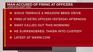 Man charged with attempted murder for firing at Metro detective