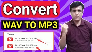 Convert Wav To Mp3 | Wav To Mp3 Converter | Wav Ko Mp3 Me kaise Convert Kare screenshot 1