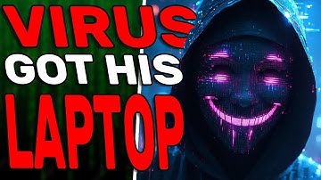 BROKE Scammer gets his CHEAP laptop DESTROYED with a VIRUS!