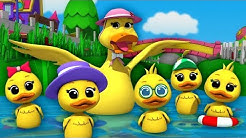 Lima bebek kecil | sajak anak-anak | Nursery Songs | Five Little Ducks  - Durasi: 30:52. 