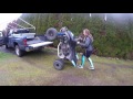 How to load a quad into the back of your truck without help mostly (by a girl)