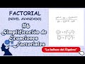 Factorial 6/7 - Simplificación Ecuaciones Factoriales Avanzado | Ejercicios Nivel Dios