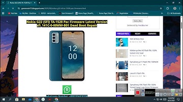 Nokia G22 SFI TA 1528 Pac Firmware Latest Version sfi 141C 0 00WW B01 Dead Boot Repair #deadbootfix