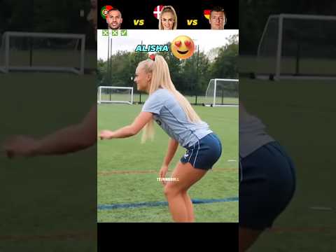 Quaresma VS Alisha Lehmann VS Toni Kroos : Trick Shot Challenge🎯💫