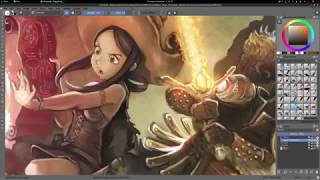 KRITA logiciel professionnel gratuit de peinture numerique