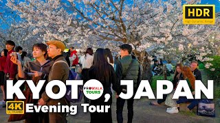 Kyoto at Night-Cherry Blossom & Food Festival 4K60fps (Binaural Audio:ASMR) screenshot 5