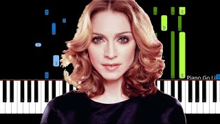 Video thumbnail of "Madonna - La Isla Bonita Piano Tutorial"